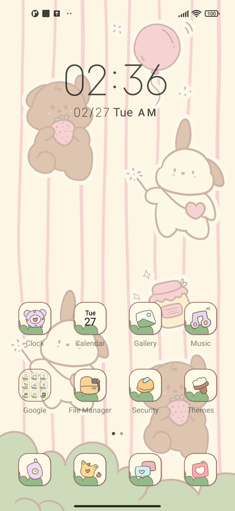 Minimalist puppy screenshot