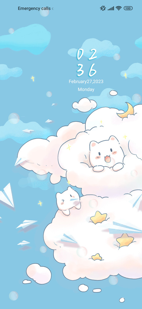Cat on the cloud screenshot