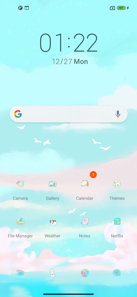 Fresh keyboard screenshot
