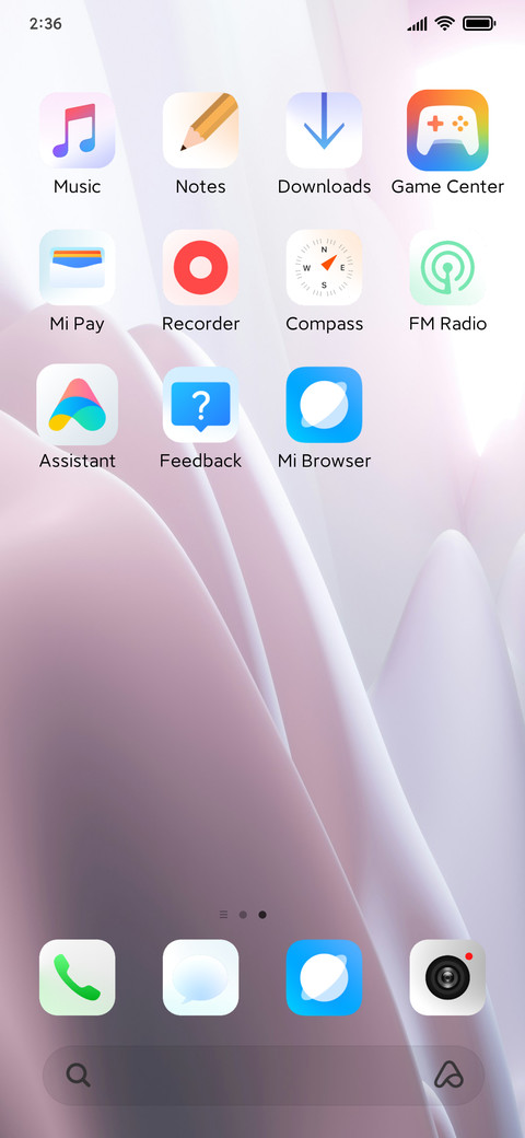 White Flowing V2 screenshot