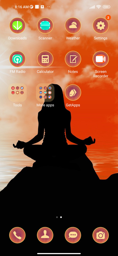 pastel silhouette screenshot