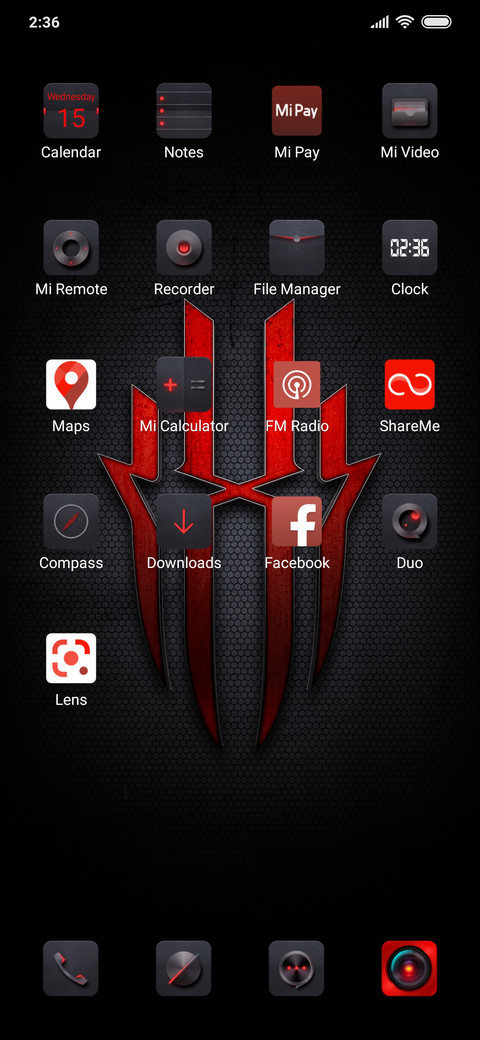 Stock Nubia Red Magic v10 screenshot