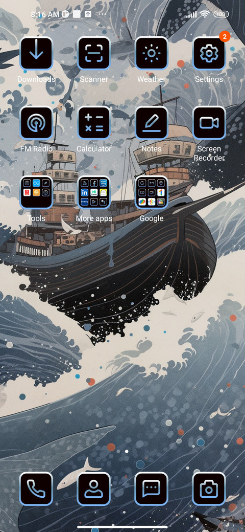 Wind and waves screenshot