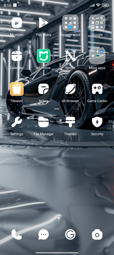 Midnight black screenshot
