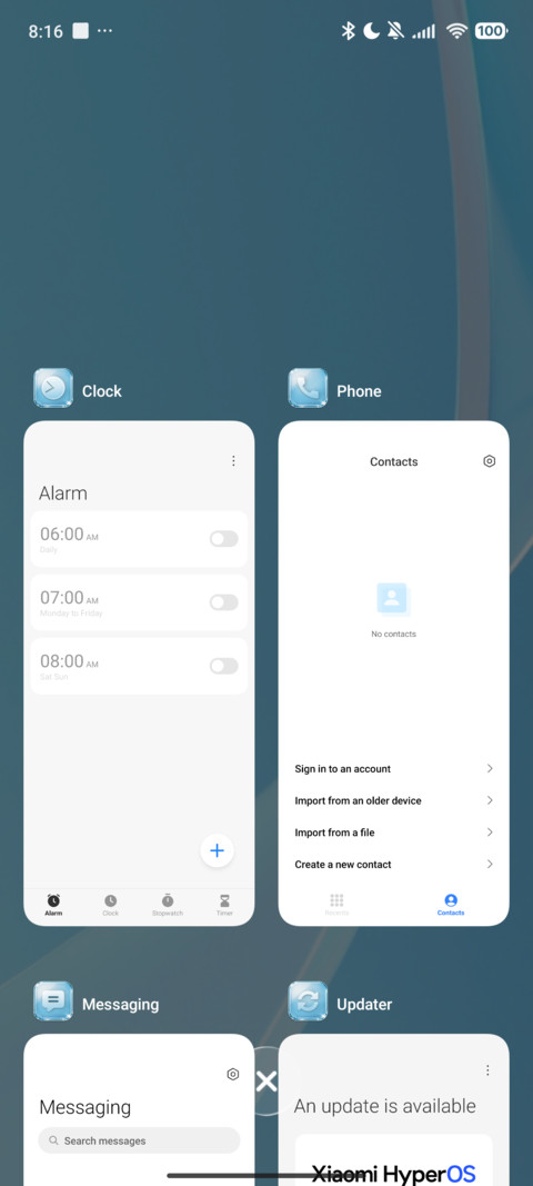 Blue Glass VK screenshot