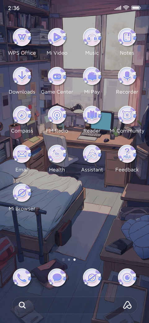 Top of a table screenshot