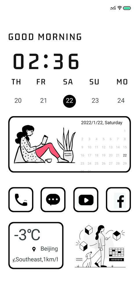 Black and white screenshot