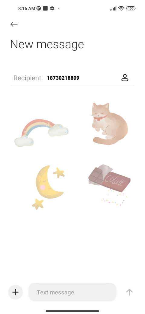 Dynamic stickers screenshot
