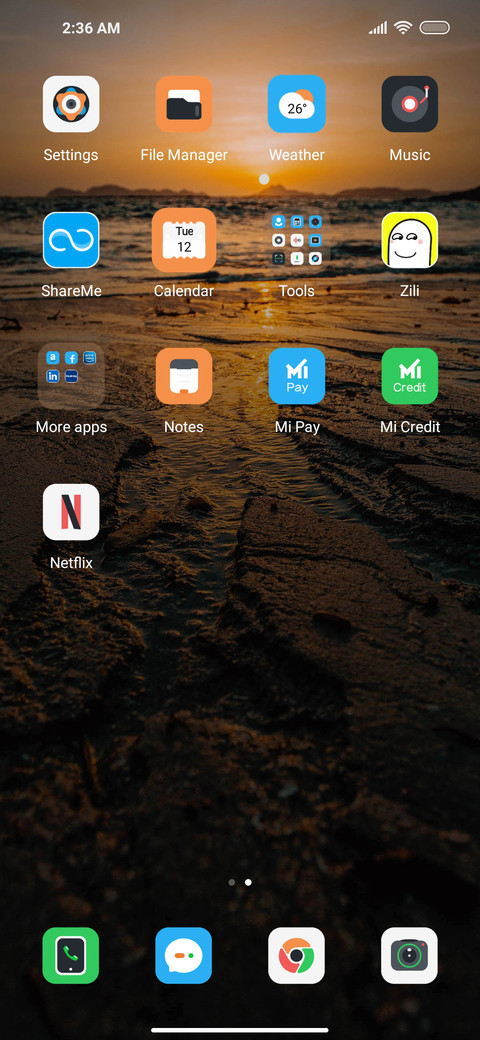 sunset screenshot