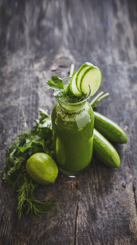 Cucumber parsley and lime juice screenshot