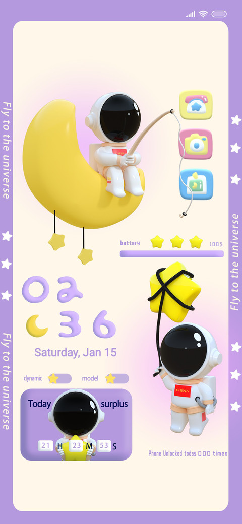 3D Astronauts screenshot