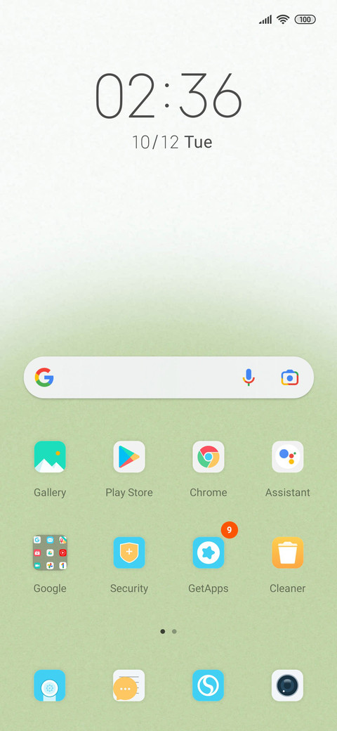 Simple color screenshot