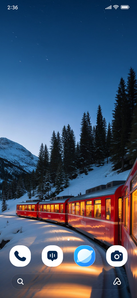 Winter Train screenshot