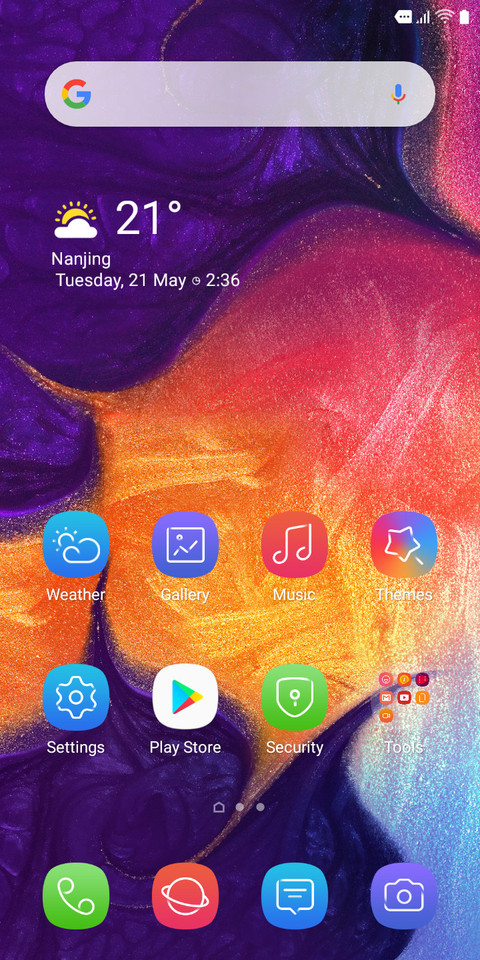 samsung One screenshot