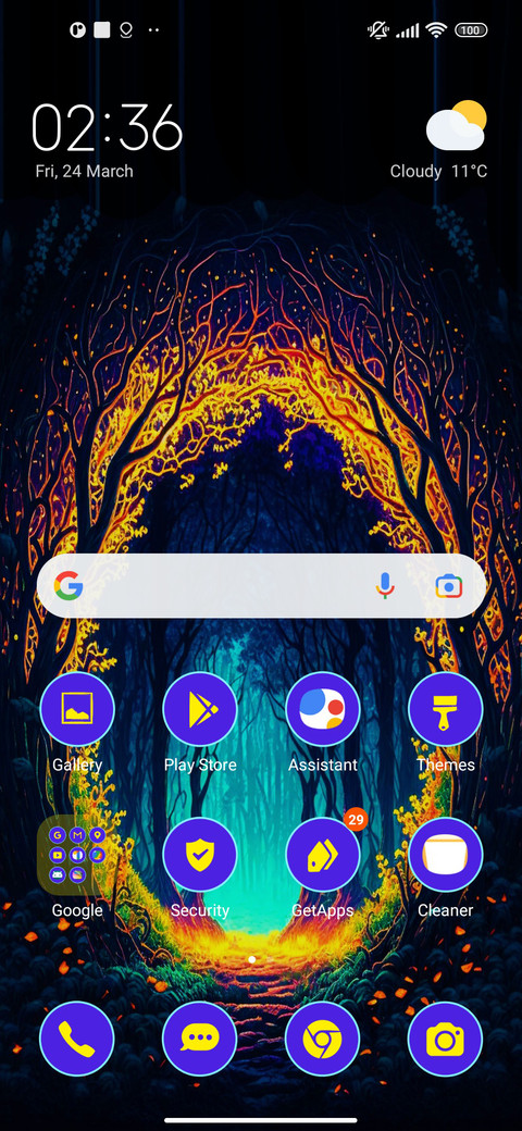 minimal forest screenshot