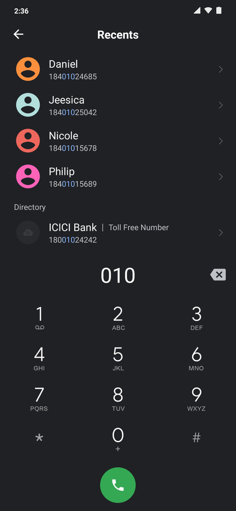One Plus screenshot