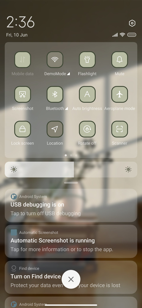 Oxygen freshness screenshot