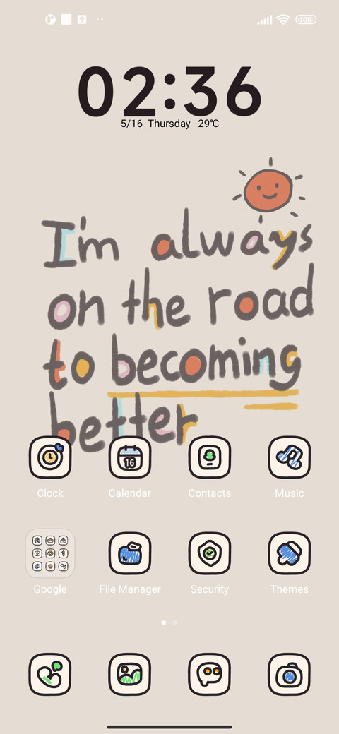 Encourage Writing screenshot
