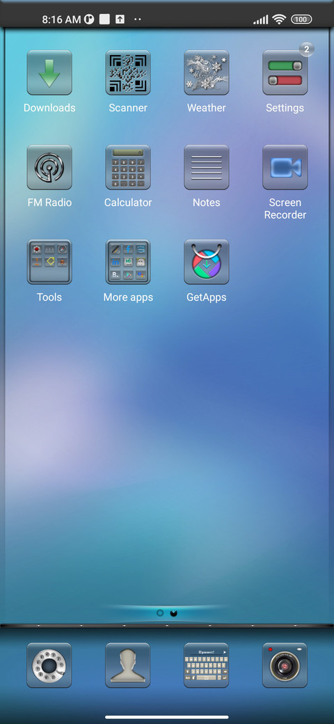 Glass screenshot