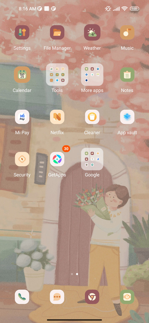 Bouquet of flowers screenshot