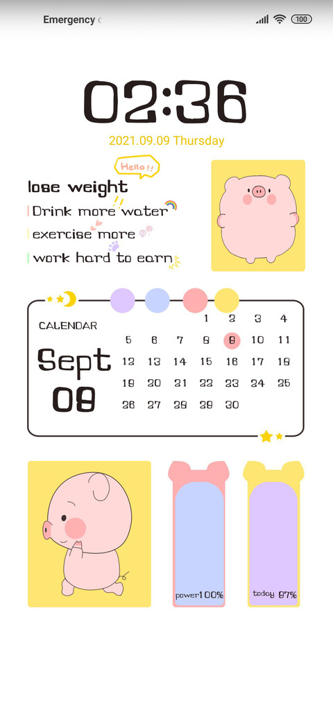 Cute fat pig screenshot