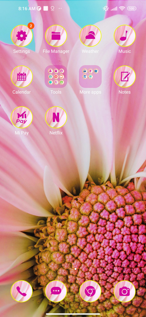 daisy pink screenshot