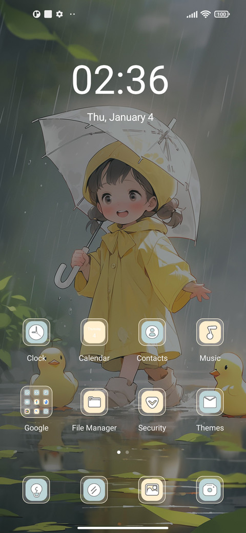 Rainy Days Girl screenshot