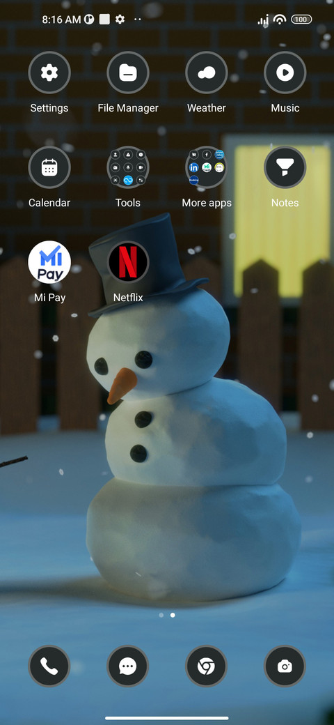 Snowman screenshot