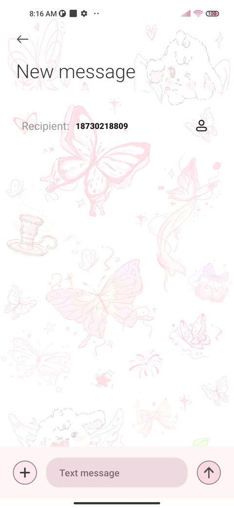Romantic butterfly screenshot