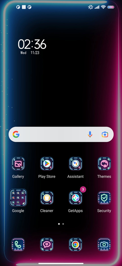 Broken screen screenshot