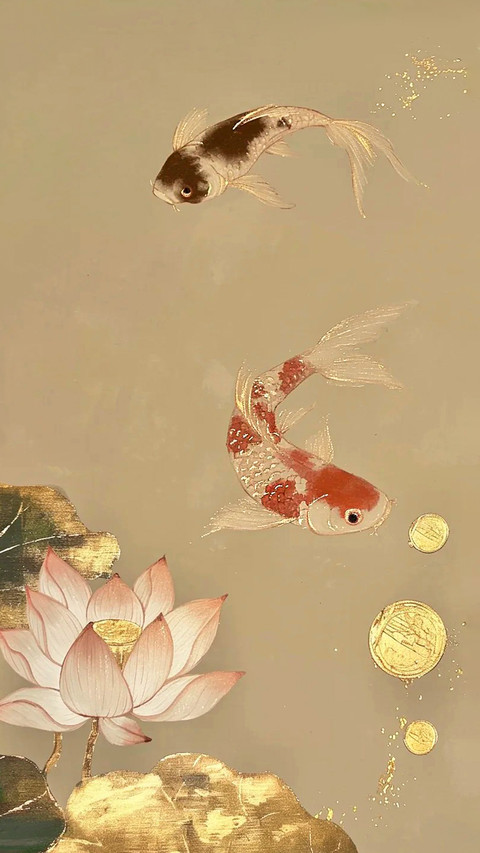 愿锦鲤常伴-锐景创意 screenshot