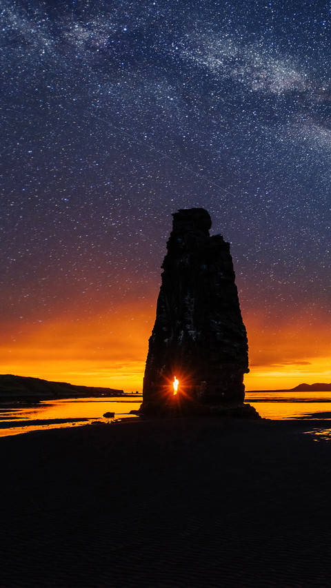 Polar starry sky screenshot