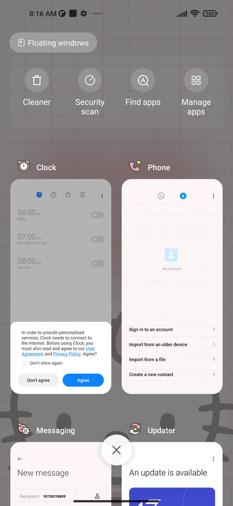 Hello Kitty mood screenshot