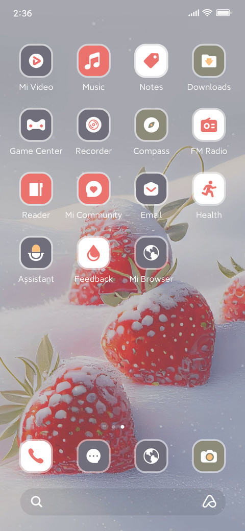 Snow Strawberry screenshot