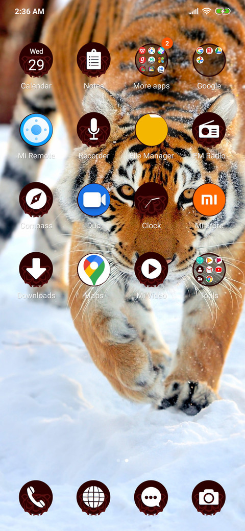 Tiger on snow_3MDS screenshot