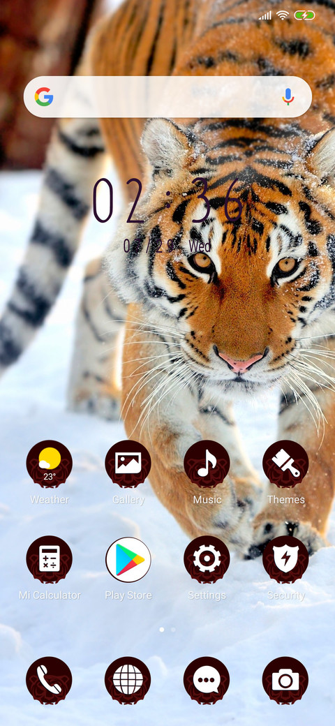 Tiger on snow_3MDS screenshot