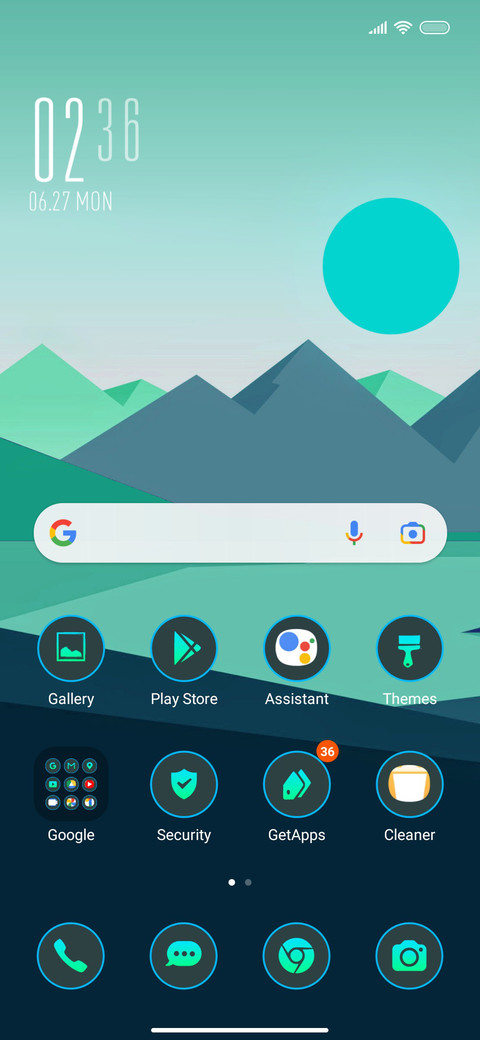 Minimalistic nine screenshot