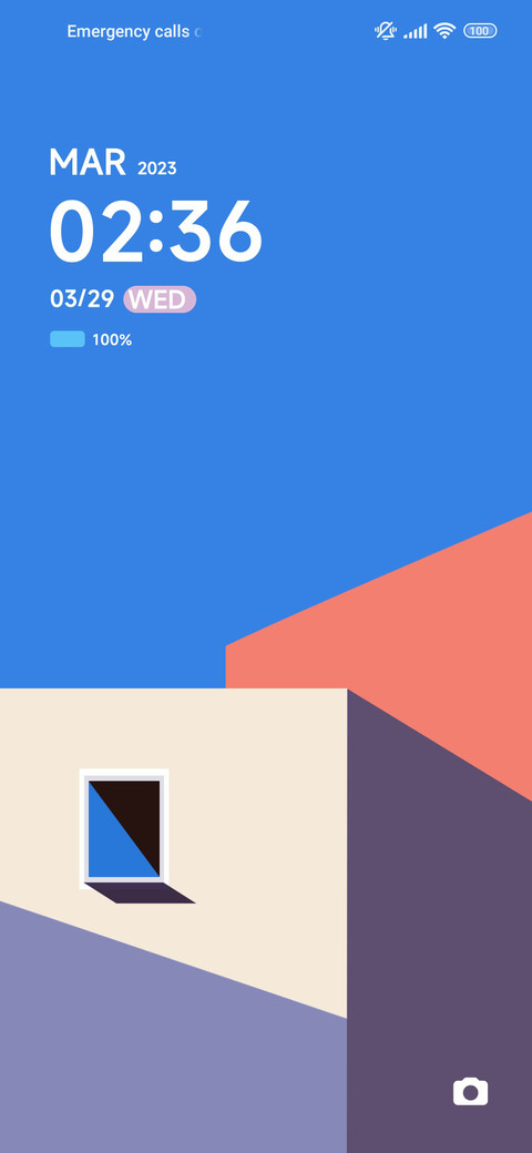 Blue Geometry screenshot