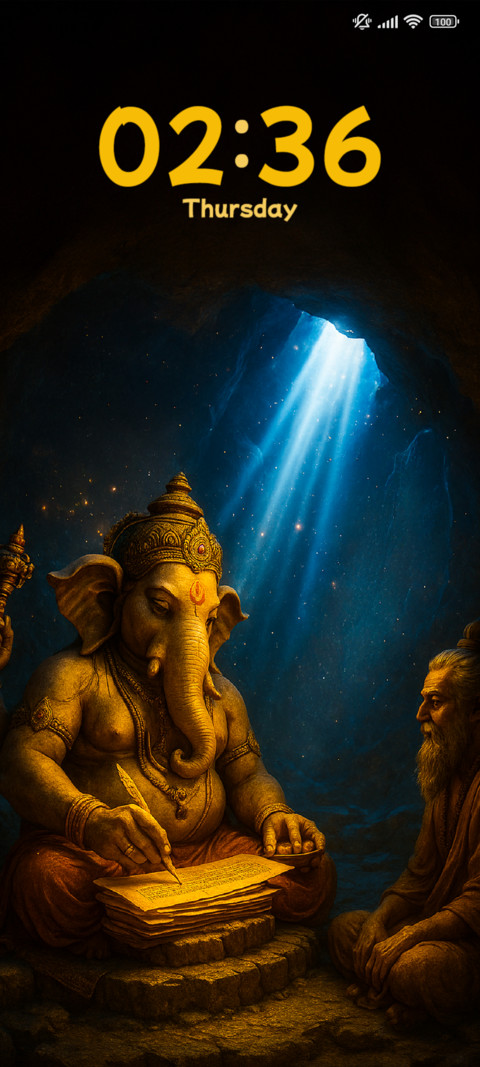 Ganesha Inscribing screenshot