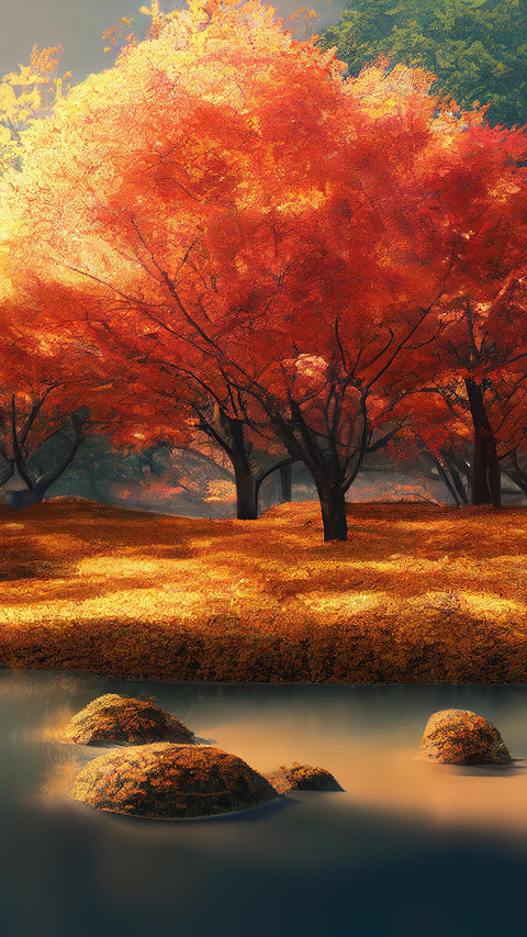 Autumn Art Painting screenshot