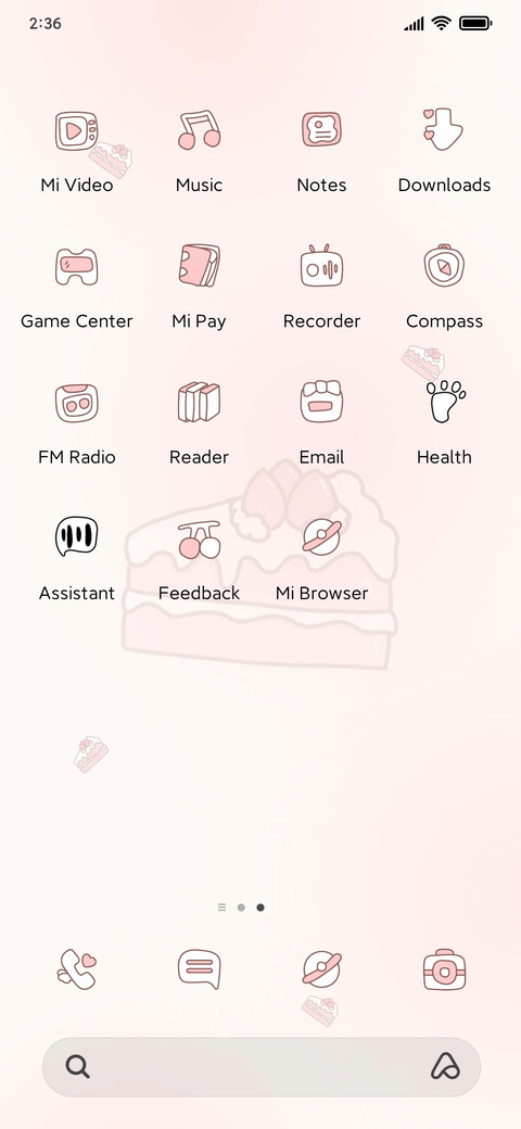 Screenful cake screenshot