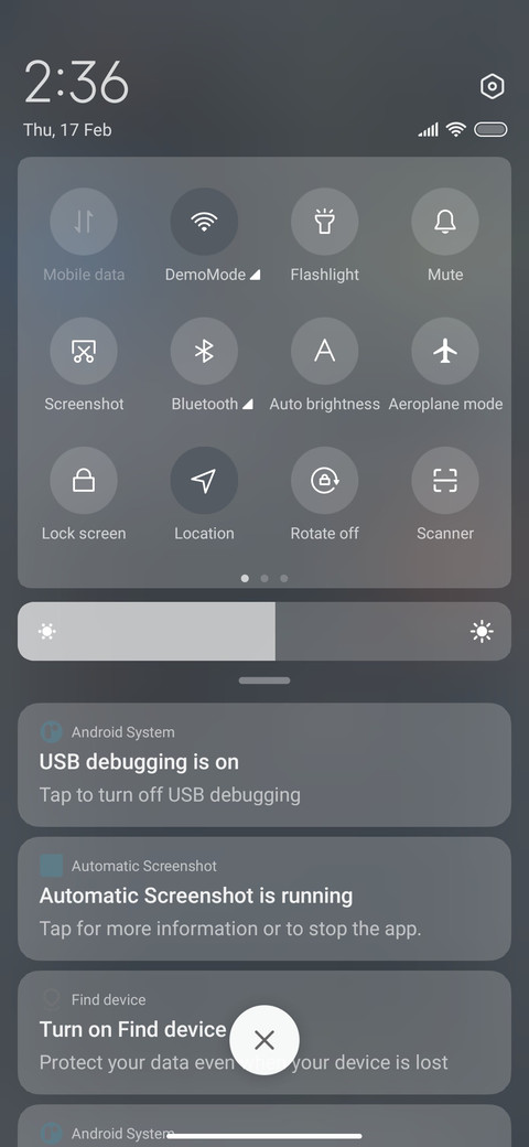Dark screenshot