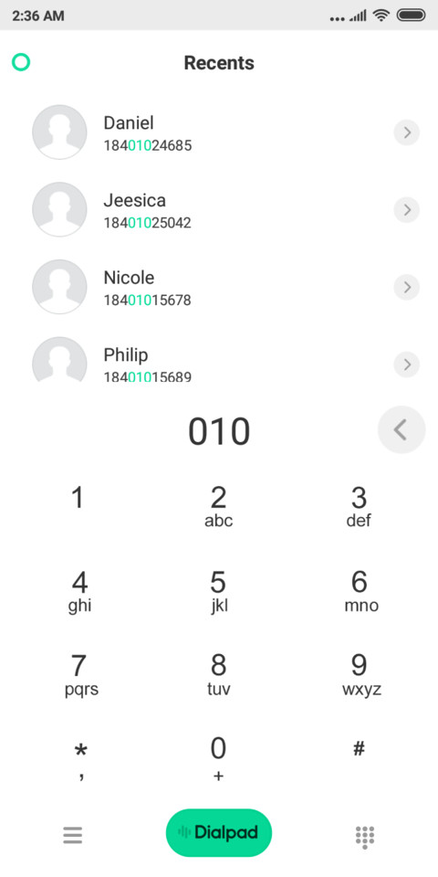 WHITE screenshot