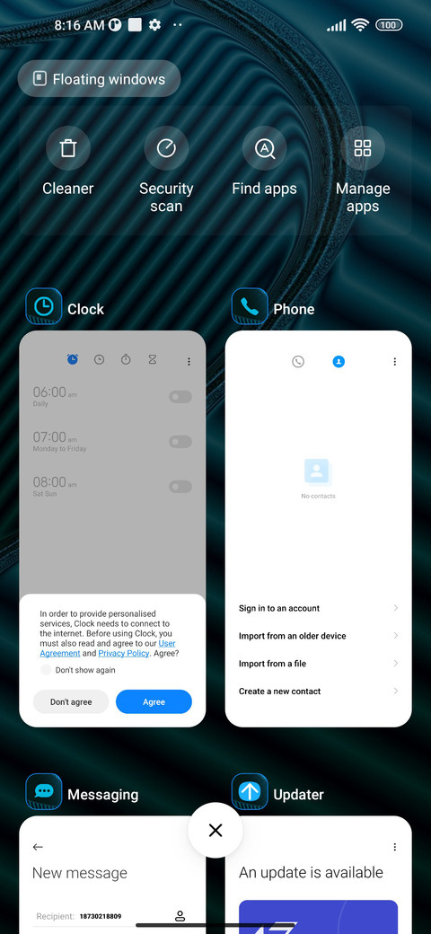 Luxury abstract screenshot