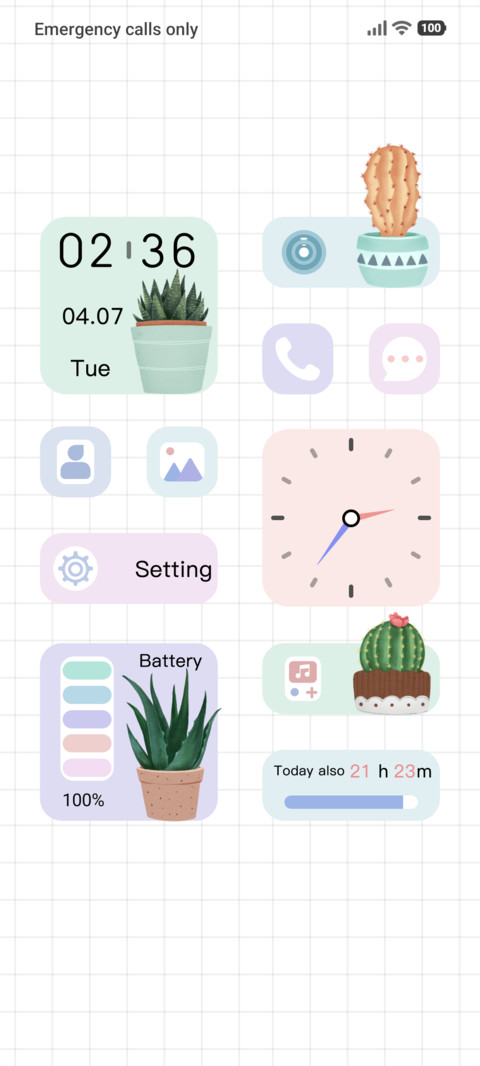 Succulent Widget screenshot