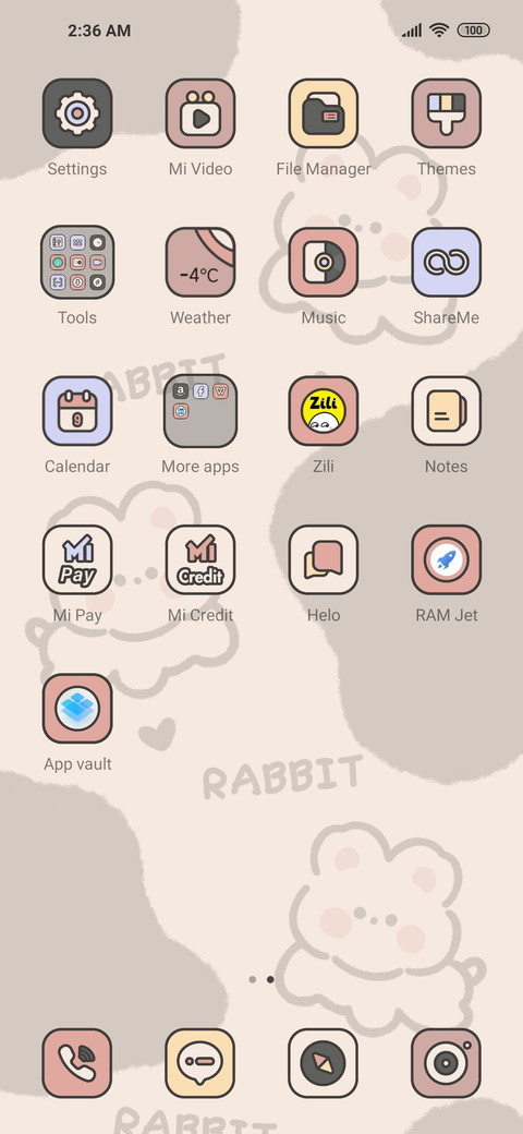 Milk tea rabbit screenshot