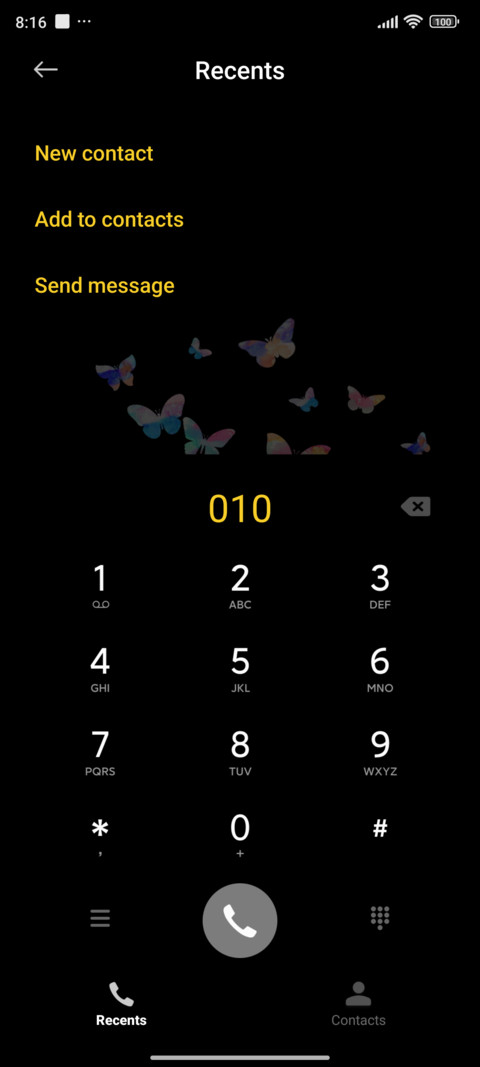 Colorful butterfly screenshot