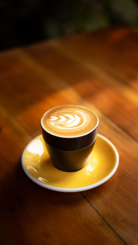 A cup of cappuccino for morning coffee screenshot