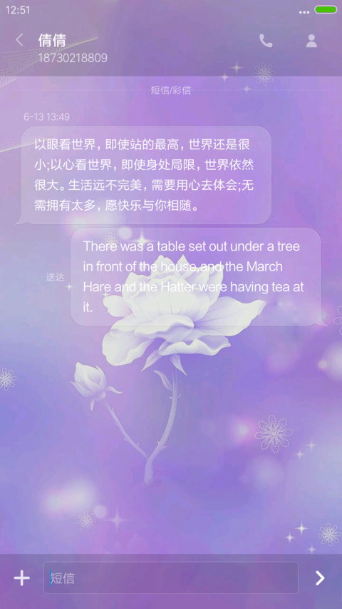紫色蔷薇（4D动态流星下雨） screenshot