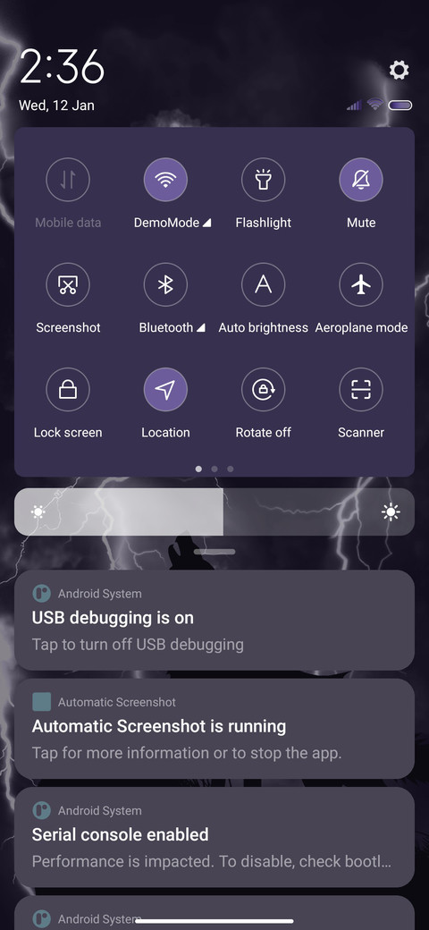 Lightning Violet screenshot